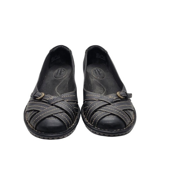 Clarks Bendables-Black-Women's 6.5M - Picture 2 of 8